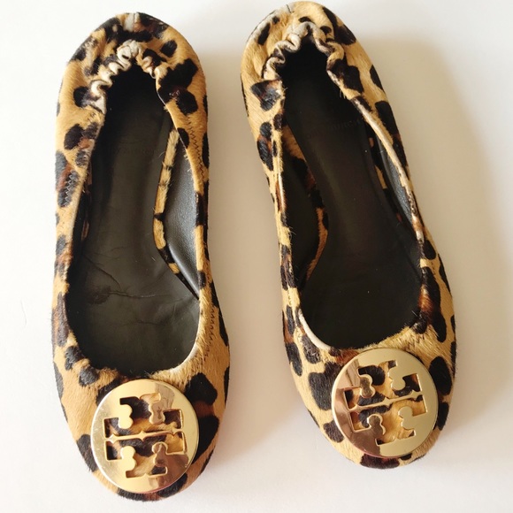 tory burch leopard print flats